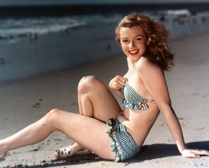 Marilyn Monroe Beach Photo